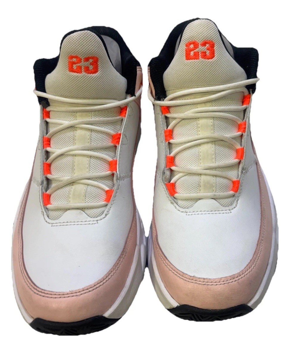 Air Jordan Flight 23 Low White Pink Youth 7Y Women 8.5 DA8012
