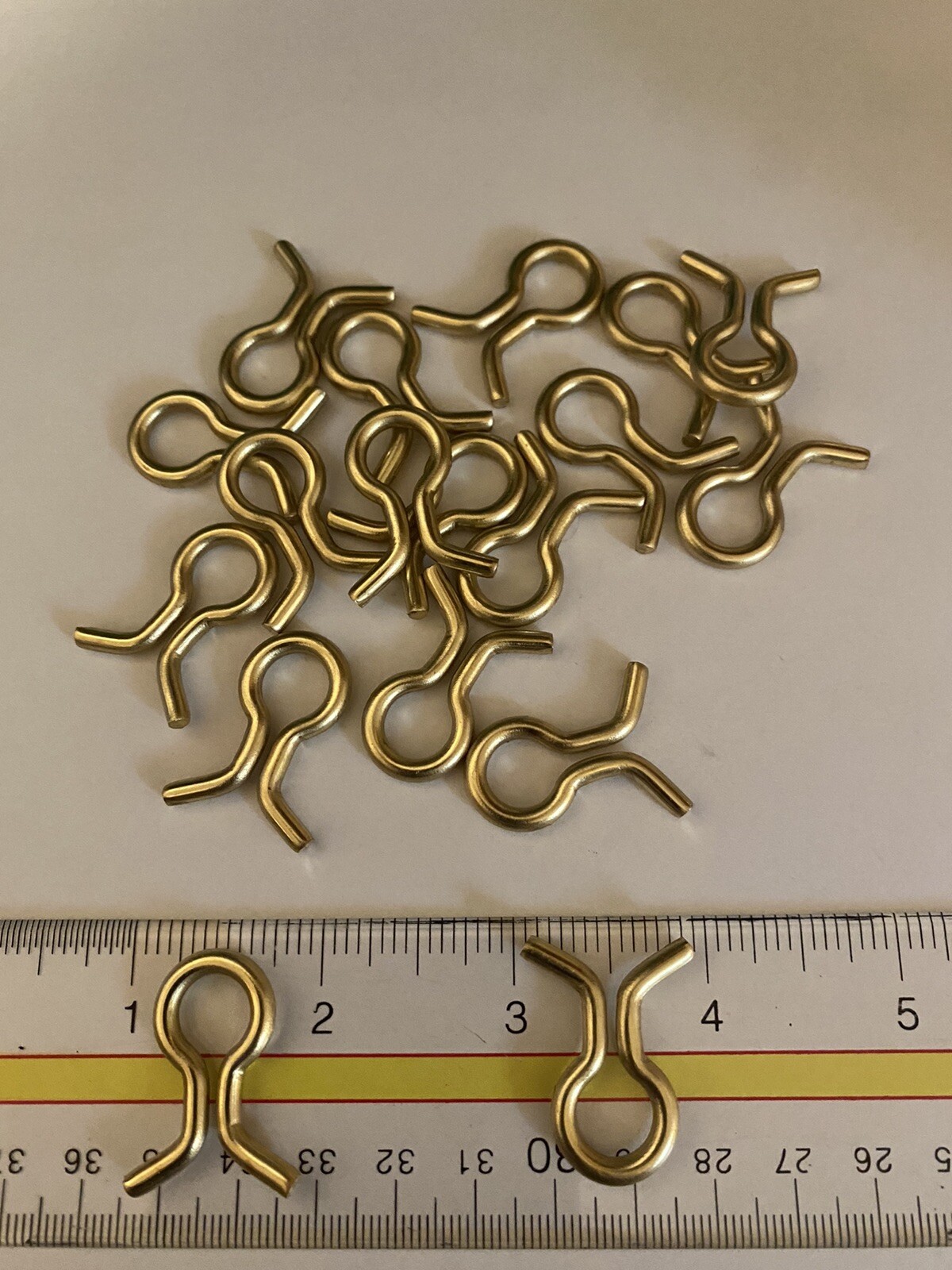 100 Count Brass Downrigger Mold Eyes - Eyelets for Lead Weight Molds