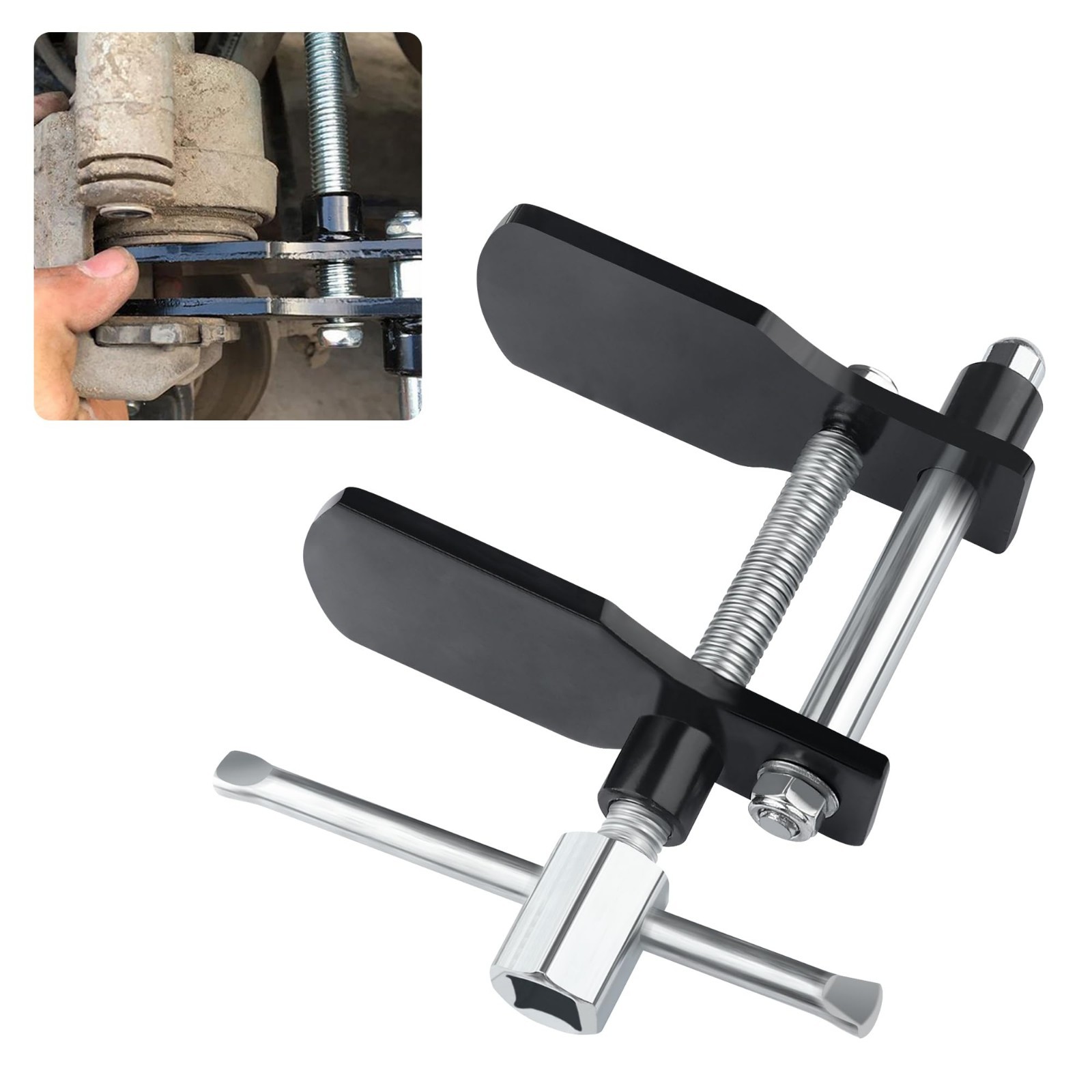 Heavy Duty Brake Caliper Compression Tool - Universal Disc Brake Pad Spreader fo