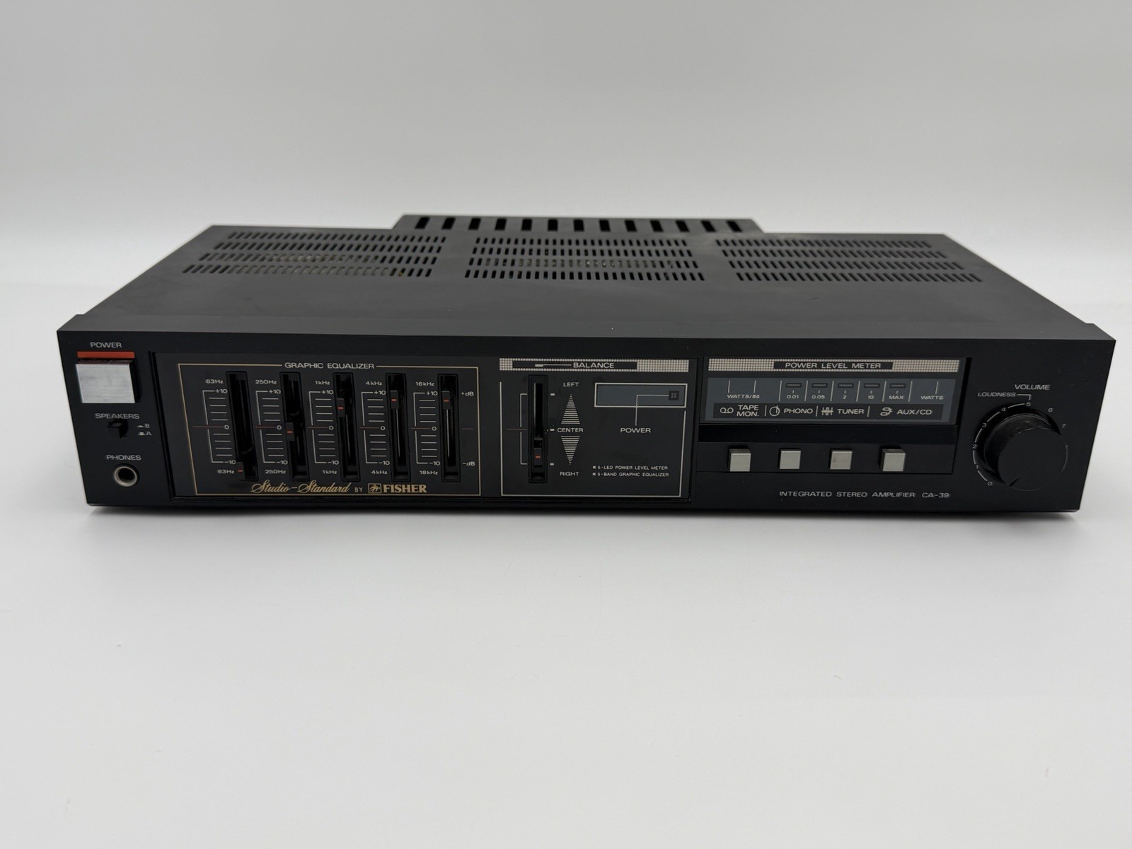 Fisher CA-39 Integrated Stereo Amplifier Texted Works