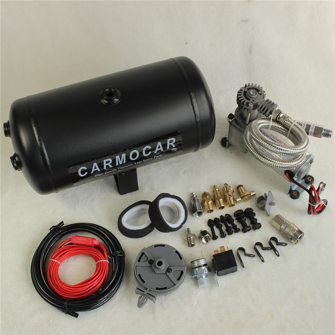Carmocar Ultra Light-Duty Onboard Air System compressor FIT For Car SUV Pickup