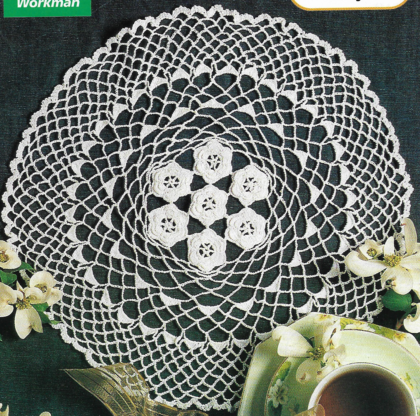 Symphony Doily crochet pattern instructions