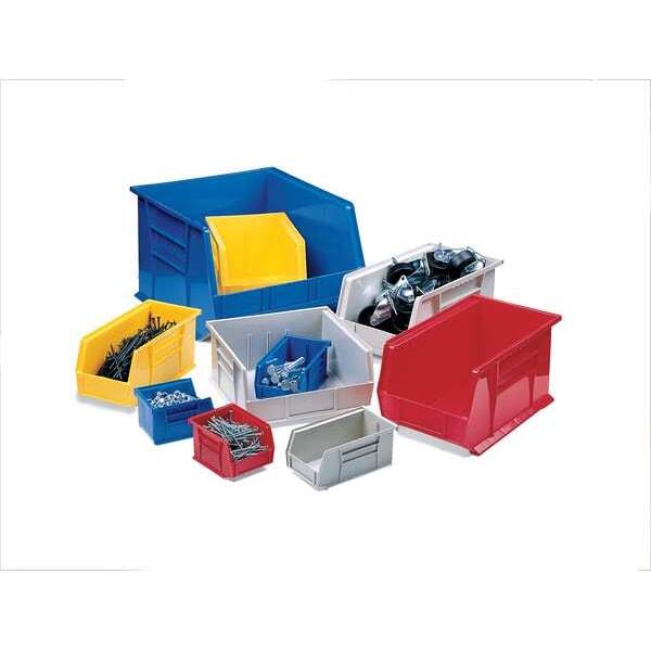 Akro-Mils 30265Blue Hang & Stack Storage Bin, Plastic, 8 1/4 In W, 9 In H, 18