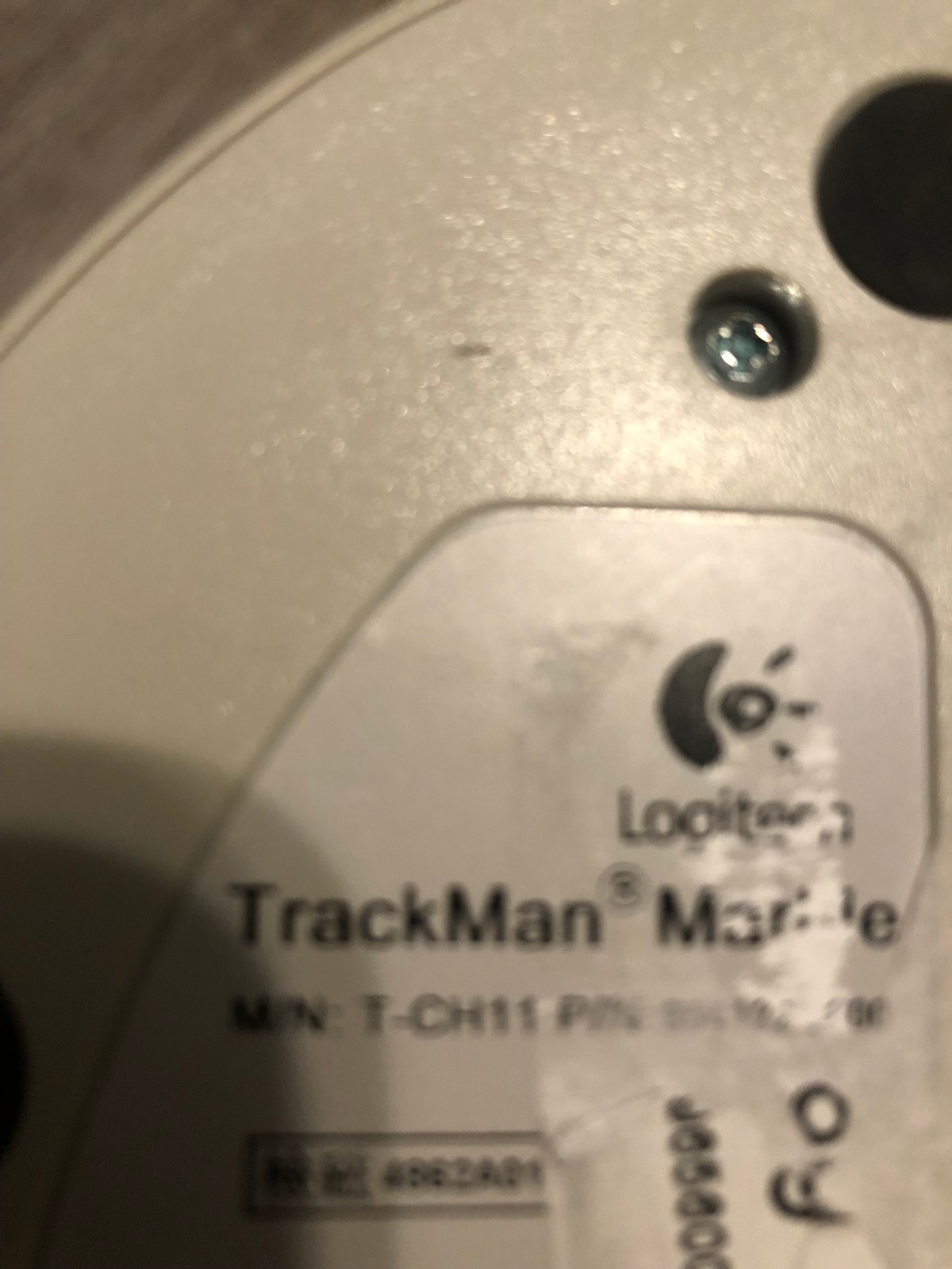 Logitech Trackball TrackMan Marble Mouse T-CH11 Computer PS/2 not usb TESTED