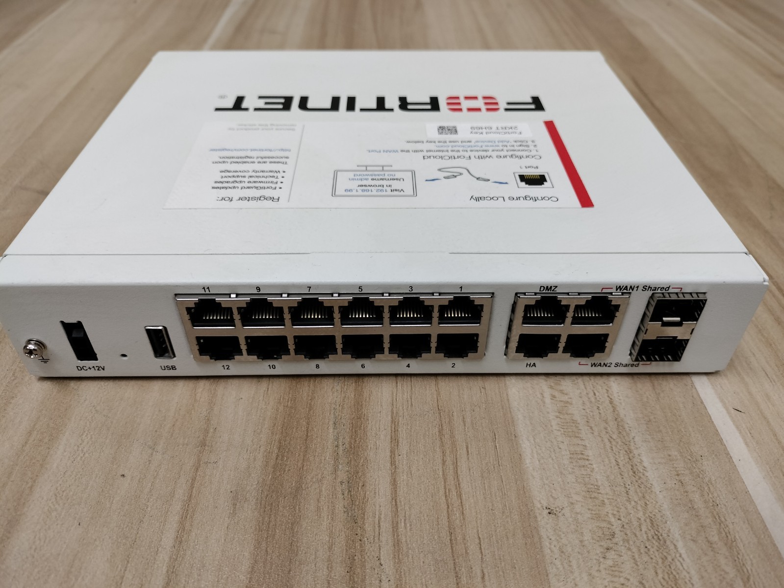 Fortinet FortiGate FG-80E Firewall Network Security Appliance | NO PWR ADAPTER