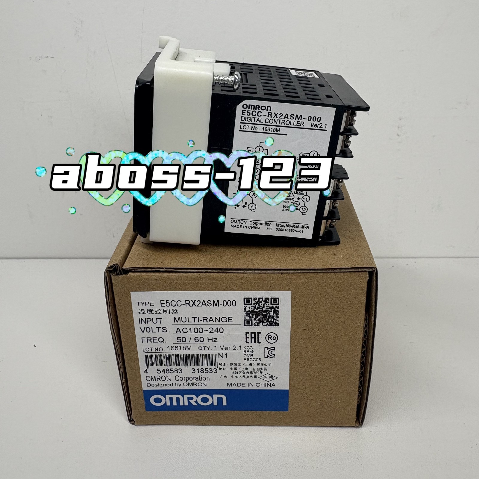 Omron E5CC-RX2ASM-000 AC100-240V Temperature Controller#1pcs New In Box