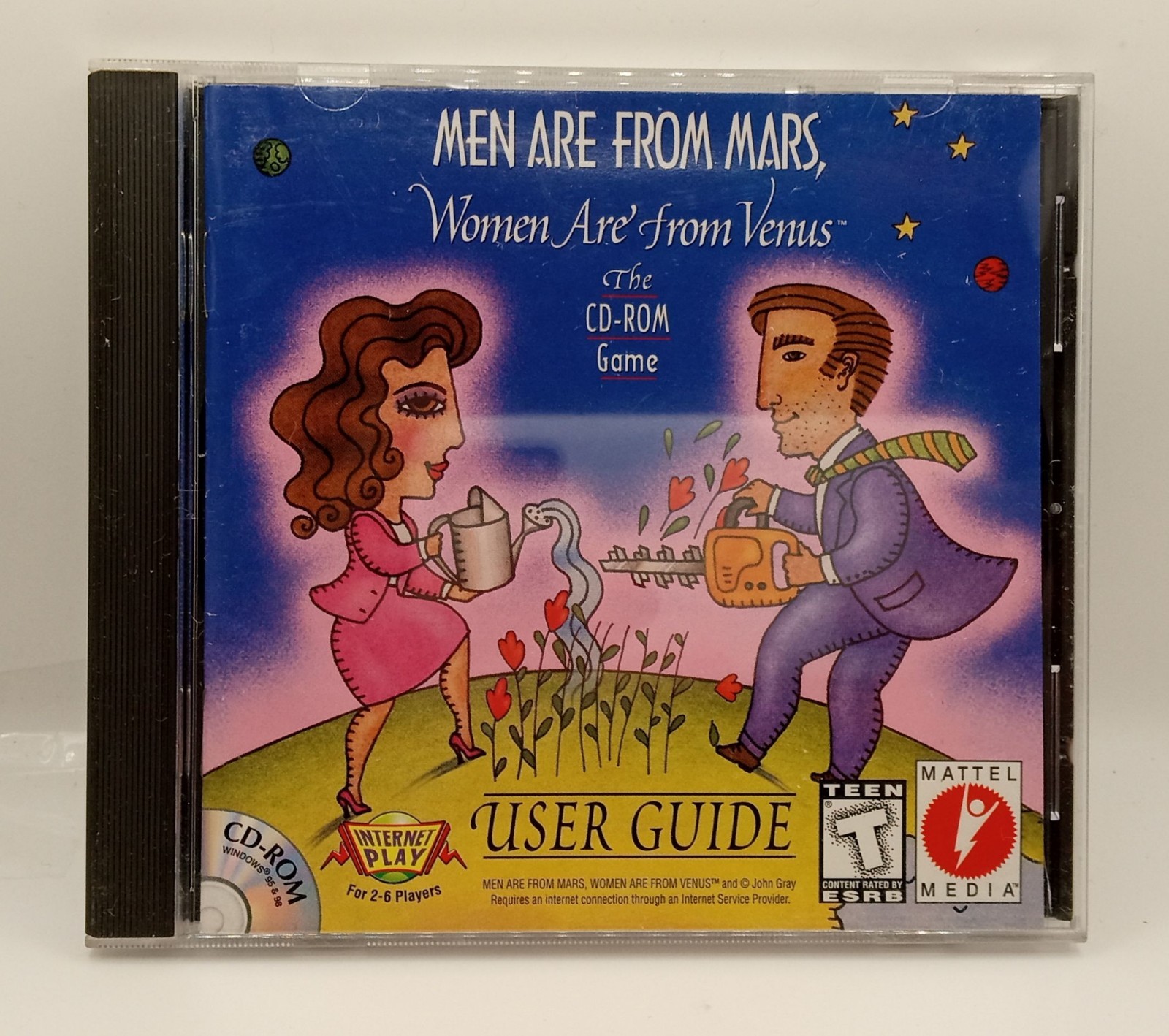 Men Are For Mars Women Are From Venus CD ROM User Guide 1999 Mattel Media