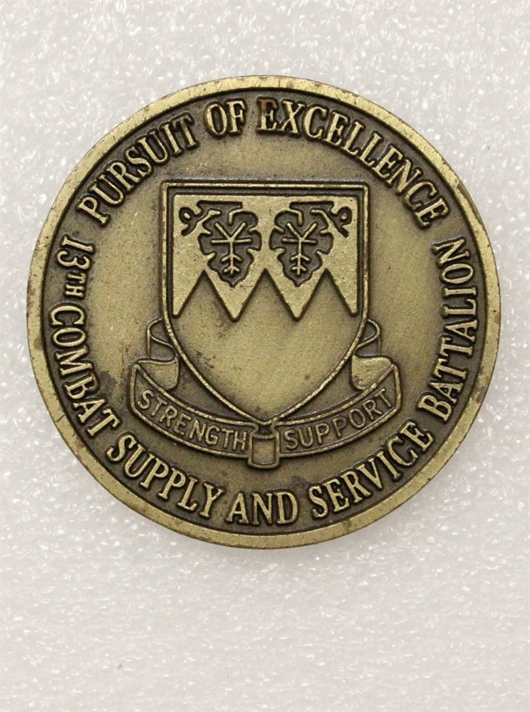 Challenge Coin 184: 13th Combat Supply & Service Battalion, Commander's Coin