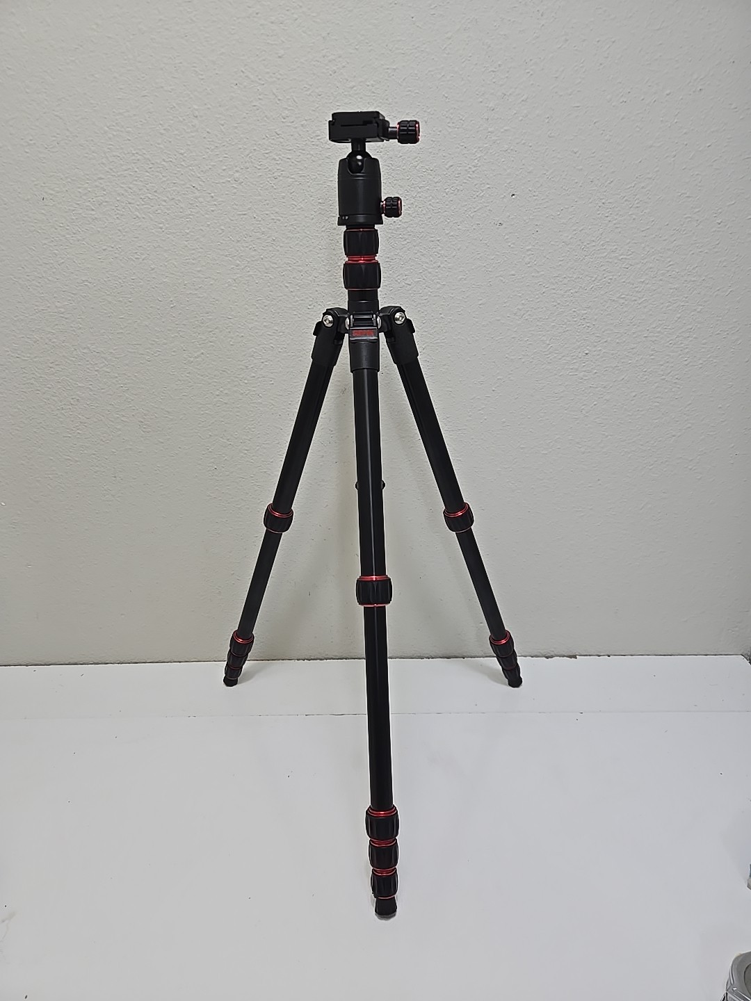 Sunpak 620601BB Travellite Pro Reverse Folding 63" Tripod - Black With Red