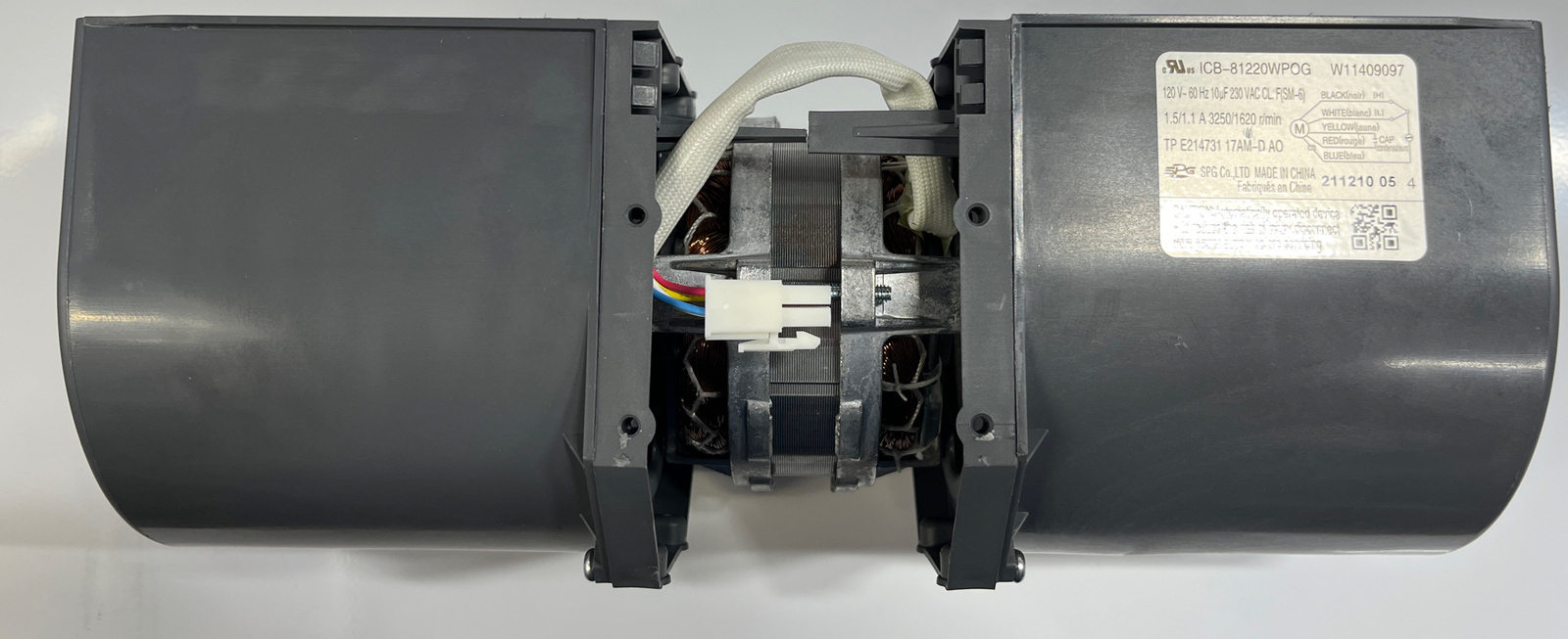 Whirlpool Microwave Vent Motor W11409097