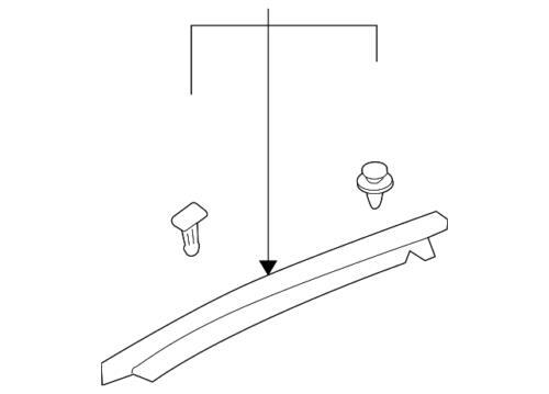 Genuine Lexus Seal To Hood 53805-33021