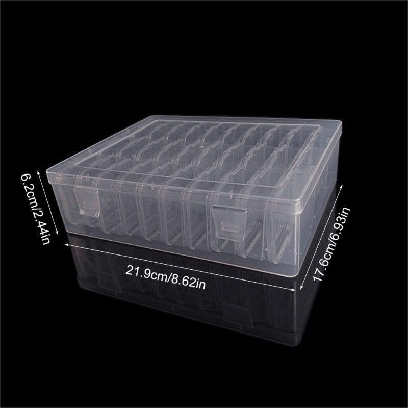 Transparent Clear Bead Storage Containers Plastic Boxes for Jewelry and