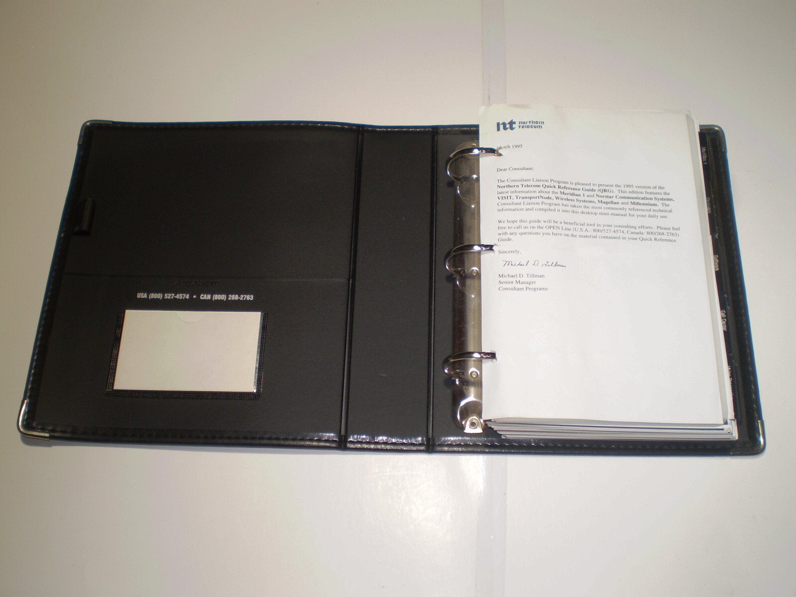 Vintage Northern Telecom documents
