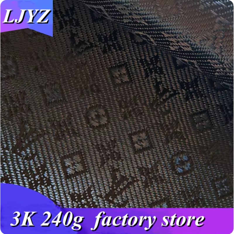 Luxury Geometric Print 3K Carbon Fiber - For Laptop Skin, Furniture, DIY