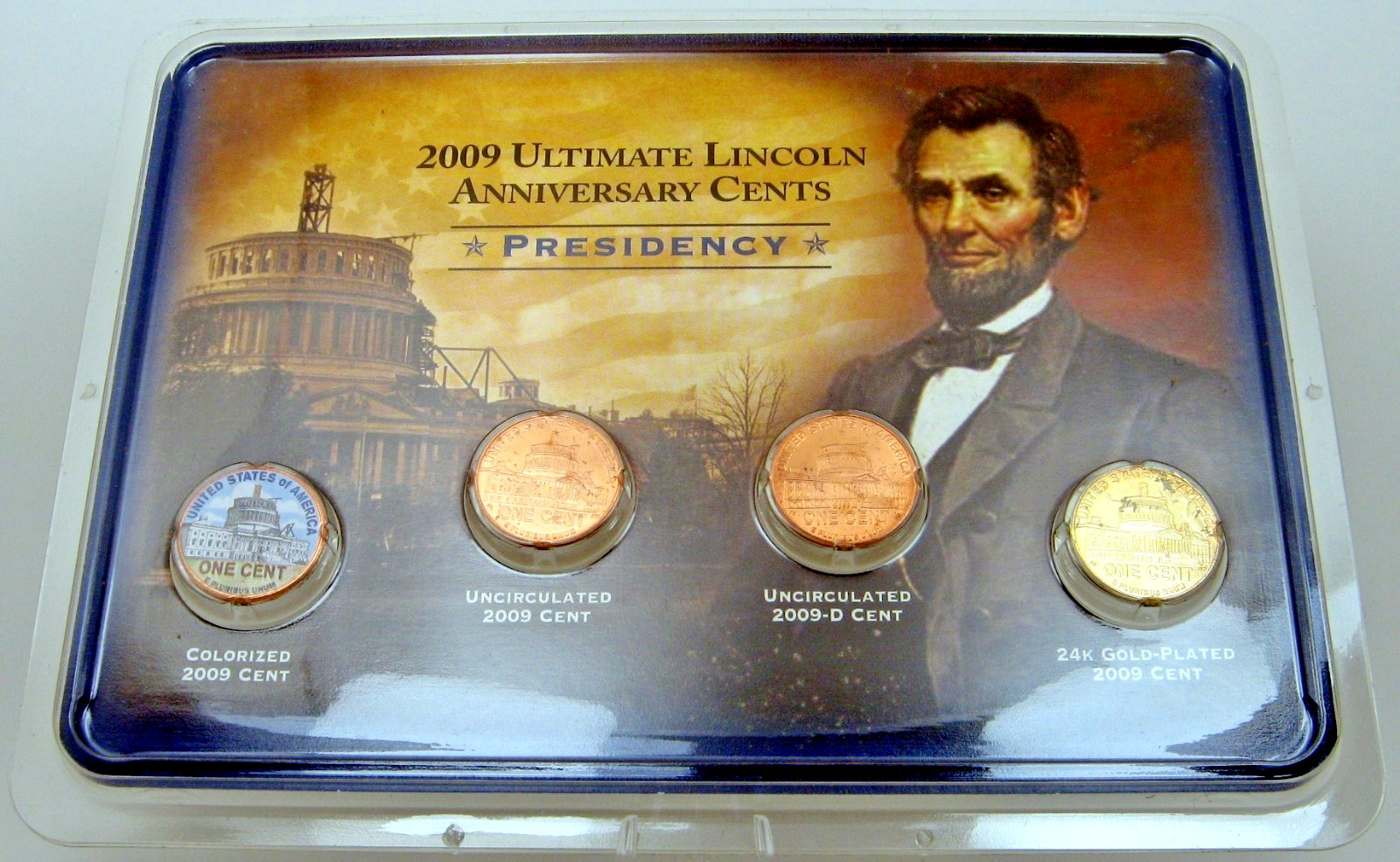 2009 Ultimate Lincoln Anniversary Cents ' PRESIDENCY ' 4 Coin Set Sealed NIB