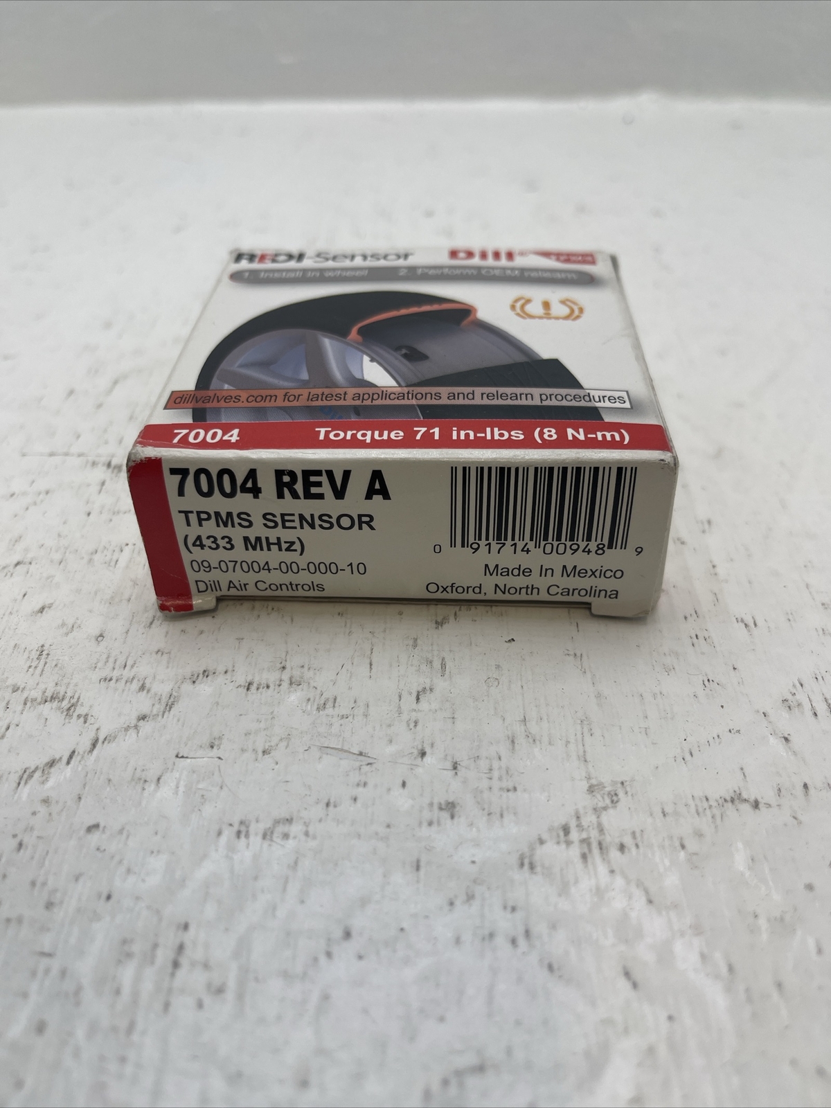 DILL 7004 REV A, TPMS REDI-SENSOR