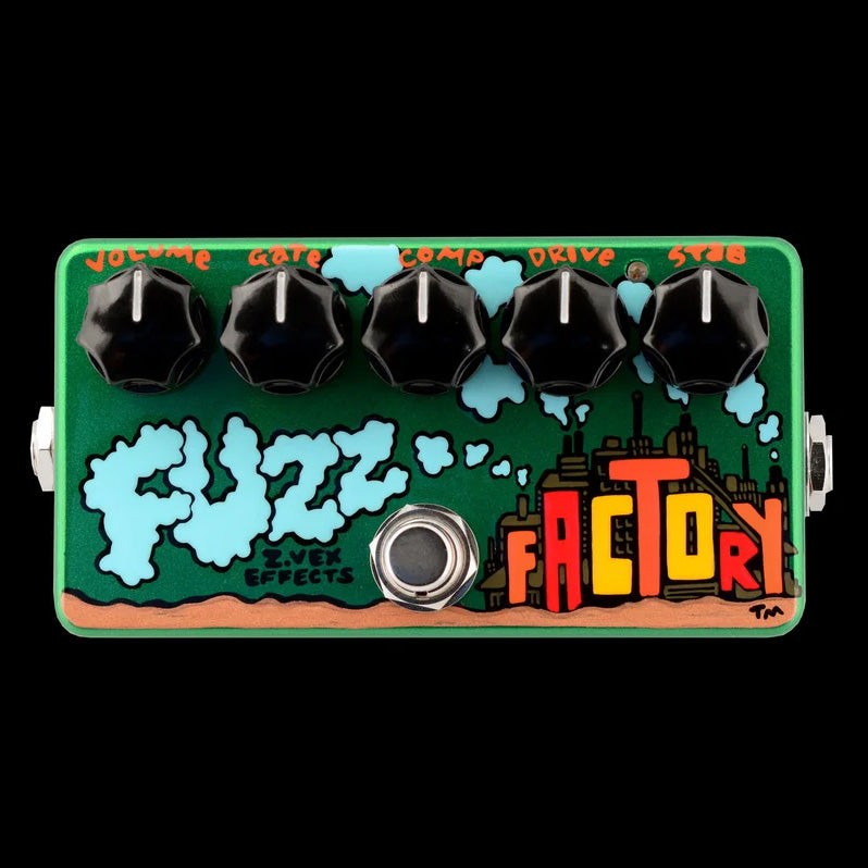 ZVex USA Made Hand Painted Fuzz Factory Fuzz Guitar Pedal