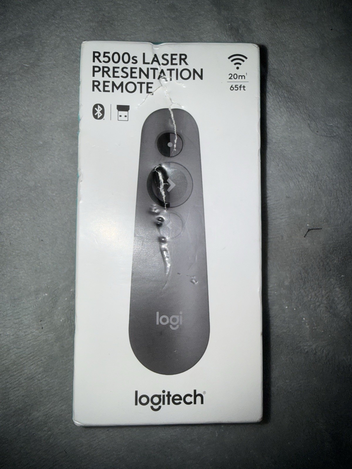 Logitech R500 Wireless Presenter Laser - Graphite