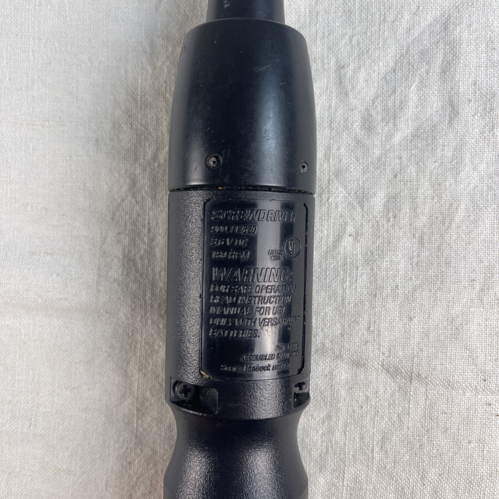 Cordless Screwdriver Craftsman 112620 VersaPak Tool Only. UNTESTED