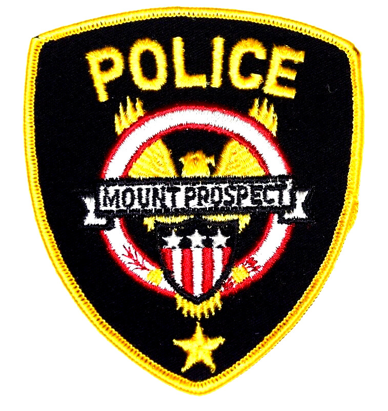 MOUNT PROSPECT - POLICE - ILLINOIS Sheriff Police Patch EAGLE VINTAGE OLD MESH