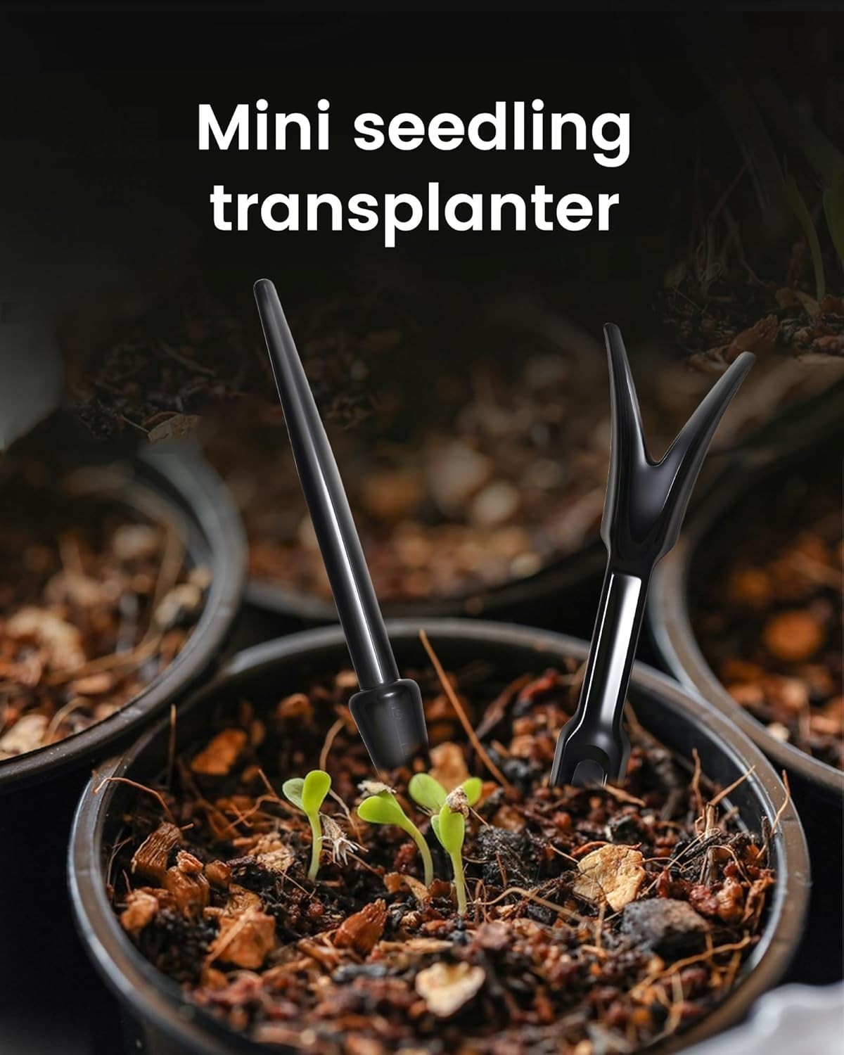 Mini Seed Spreader Set Seed Planter Tool for Small Seeds Tiny Dispenser with 5