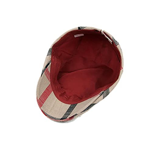 Newsboy Men's Hat Camo Cotton Classic Adjustable Cap Flat One Size Stripe Black