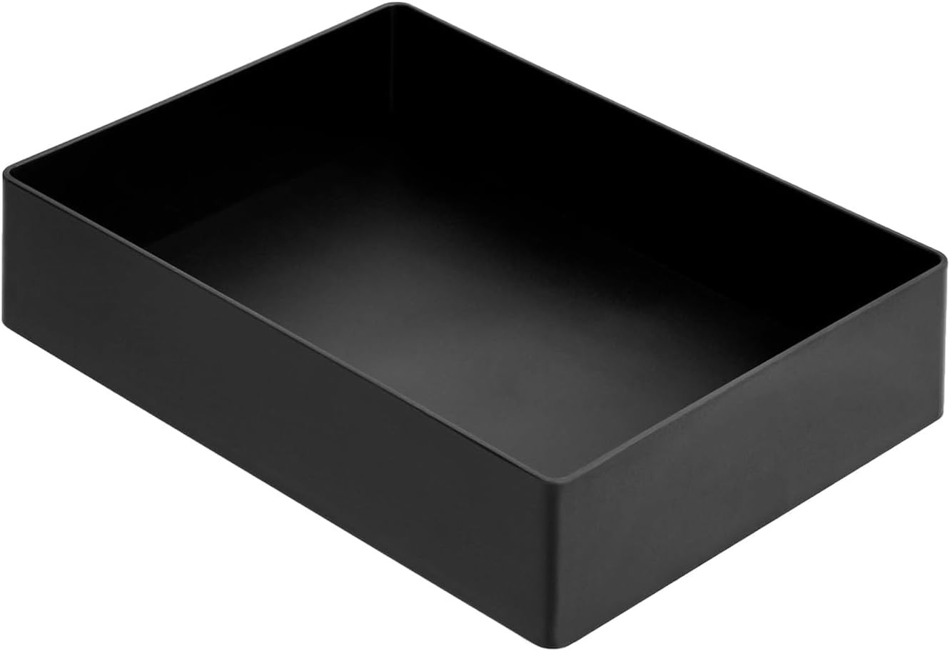 Rectangular Plastic Desk Organizer W/ Storage Trays Accessory Tray Office