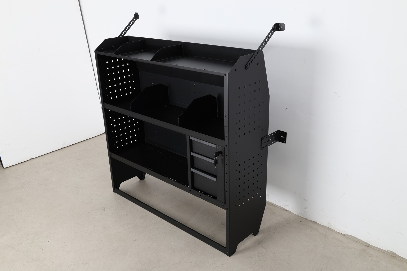 42"Wx43"Hx13"D Van Shelving for Ford Transit Connect,Ram Promaster City w/drawer