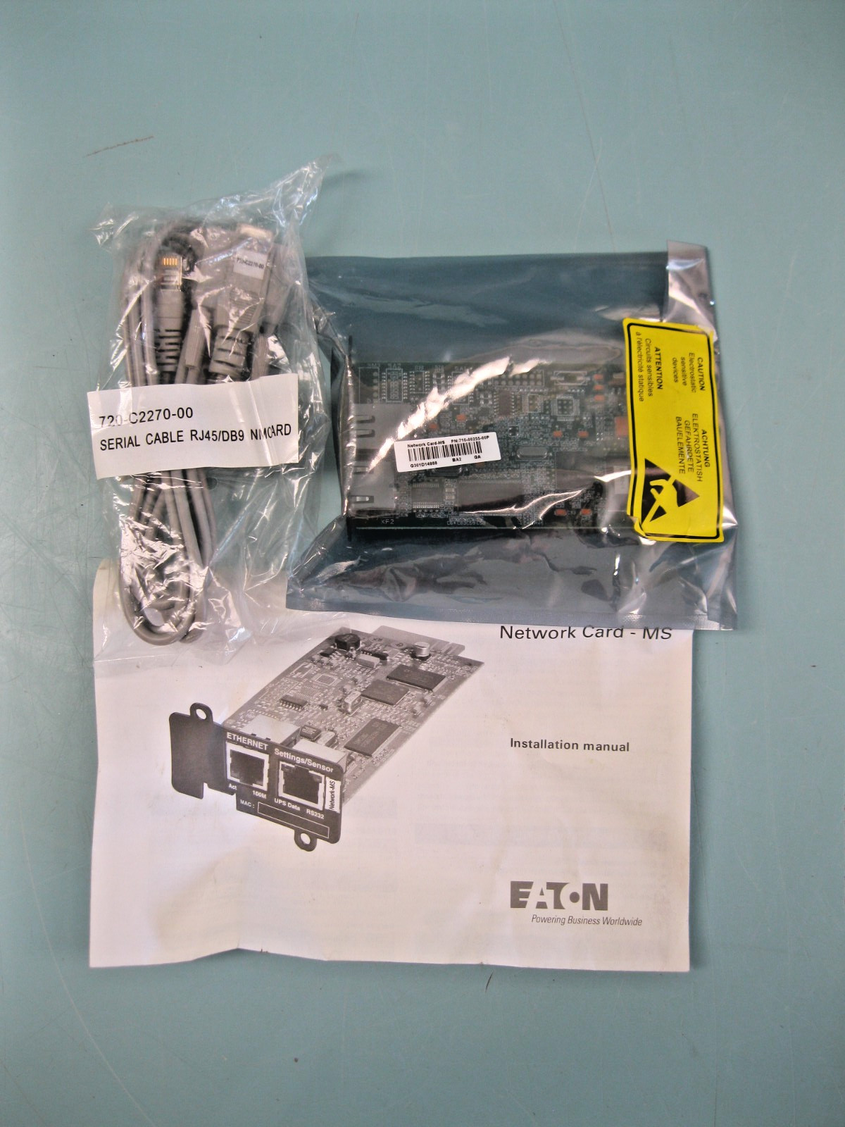 Eaton 710-00255-00P Network Card MS NEW Old Stock w Cable D19