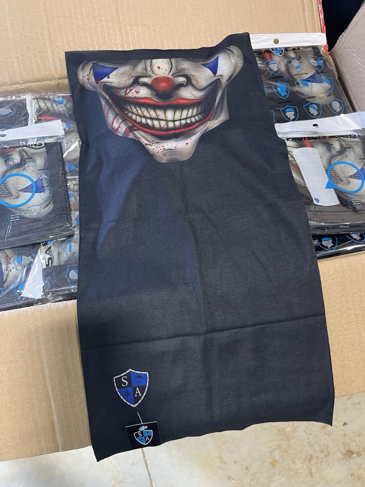 Sa Mr Joker Face Shield Face Shield 500 Count Box