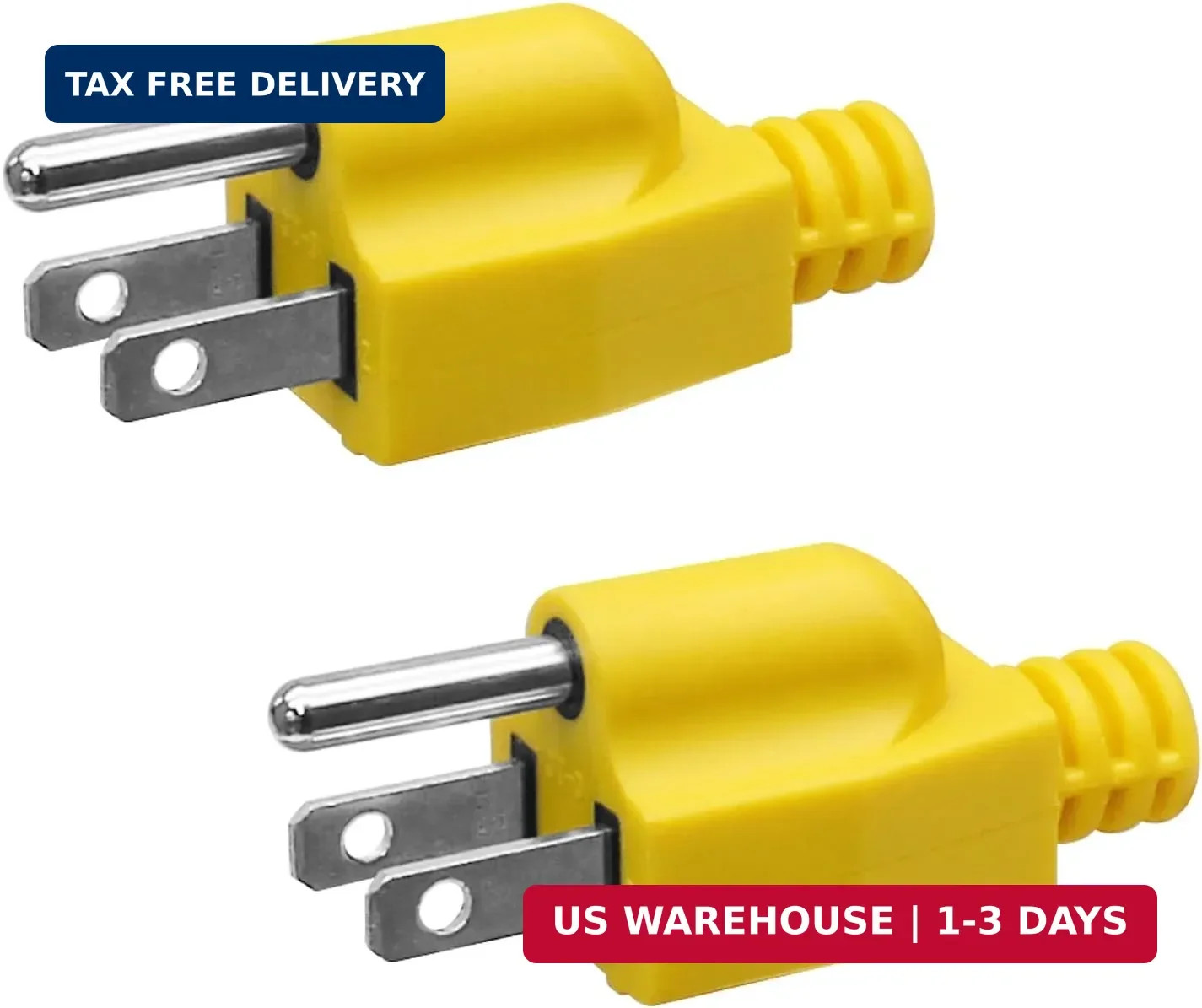 2 Pack Neutral Ground Bonding Plug for Portable Inverter Generator, Surge Protec