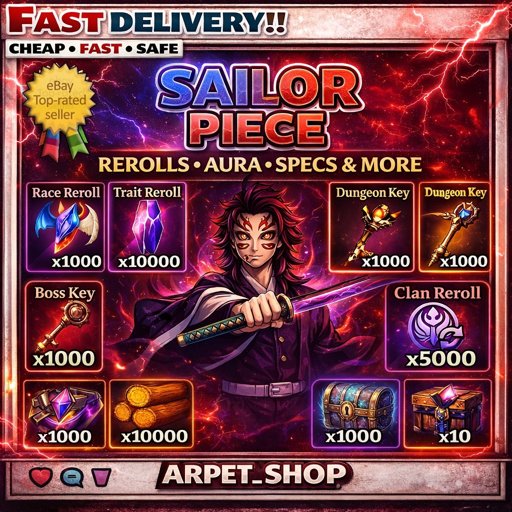 SAILOR PIECE ROBLOX | ALL ITEMS, MATERIALS,WEAPONS,FRUITS,POWERS | FAST