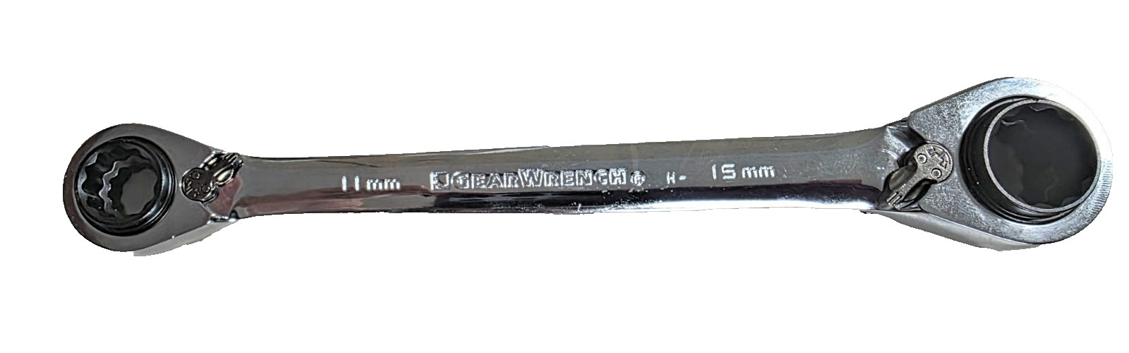 Gearwrench 85213 Rev Ratcheting Wrench 9mm x 11mm & 14mm x 15mm
