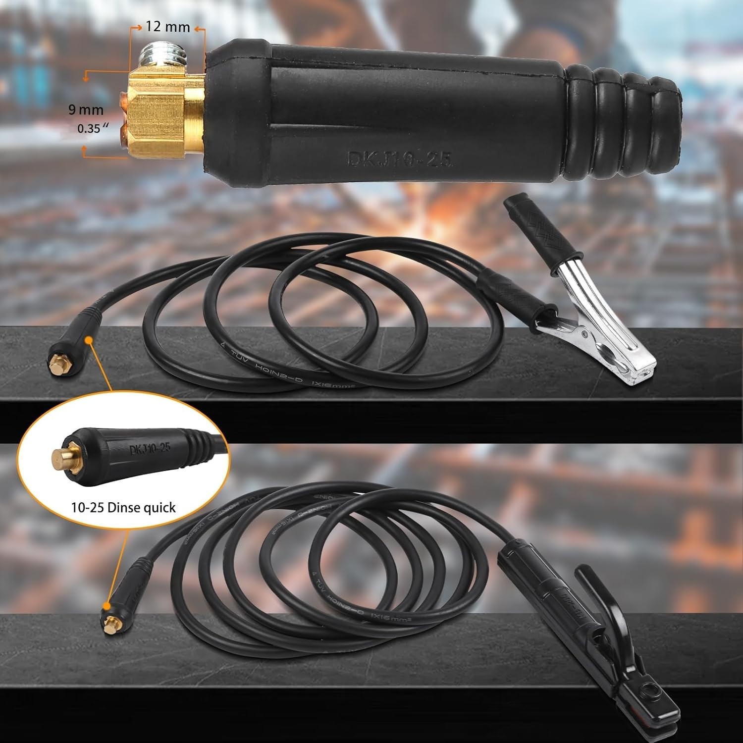 ARC Welder Machine Electrode Holder Welding Leads,Welding Ground Clamp,Welding E