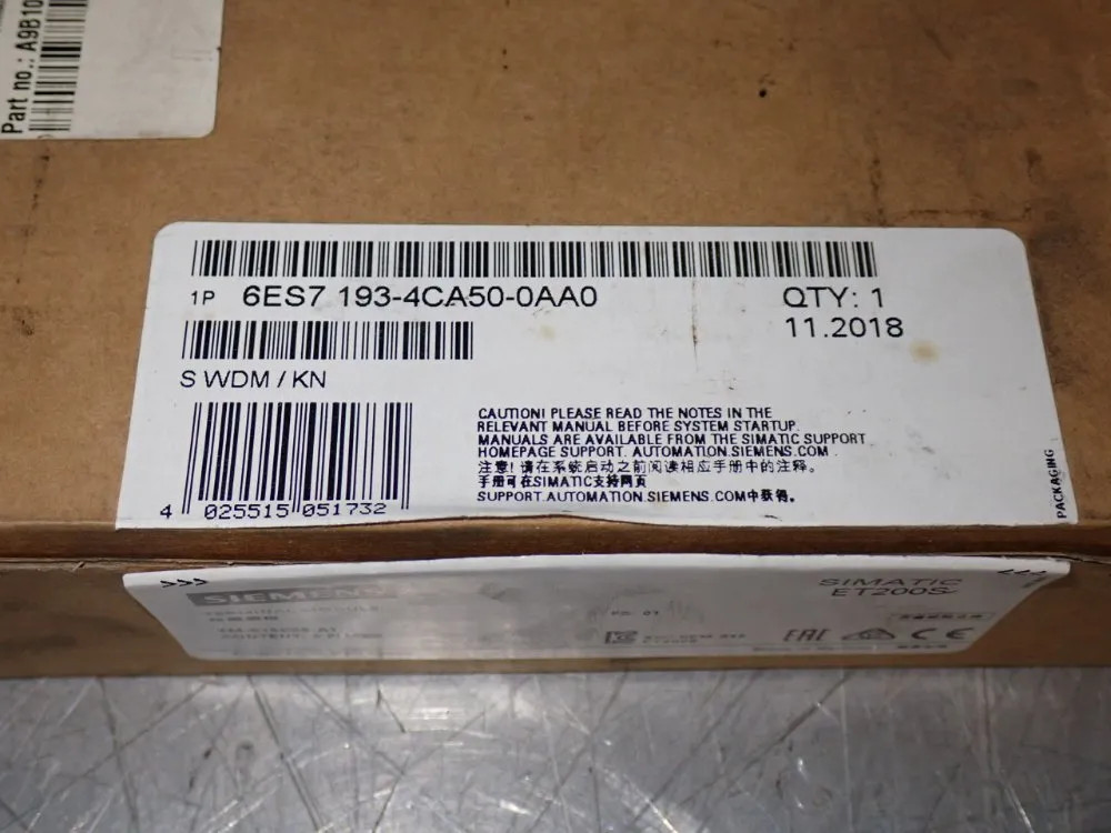 SIEMENS TERMINAL MODULES 6ES7-193-4CA50-0AA0