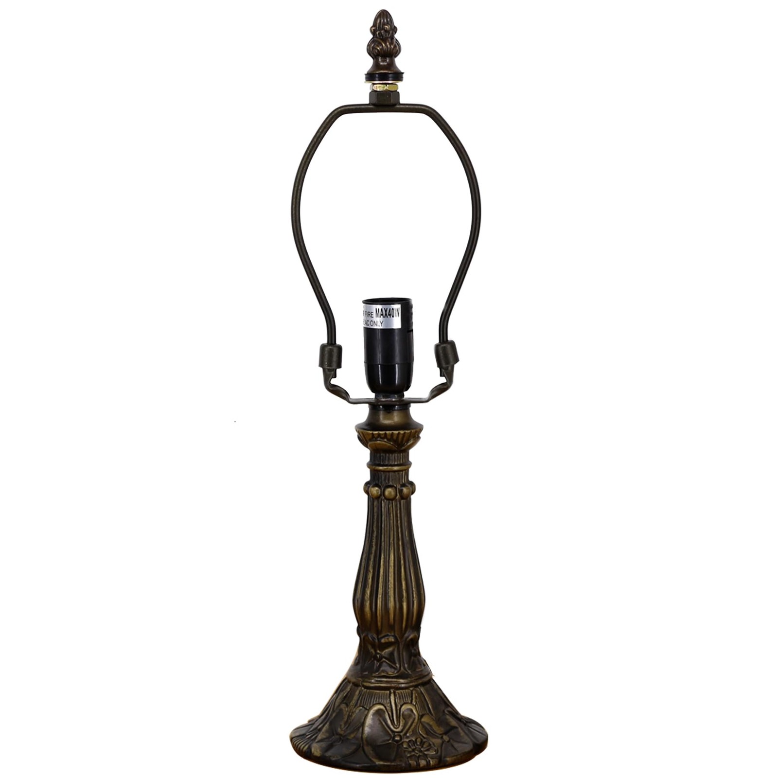 Table Lamp Base Replacement, 15 Inch Height, Fits 6-10 Inch Tiffany Shades