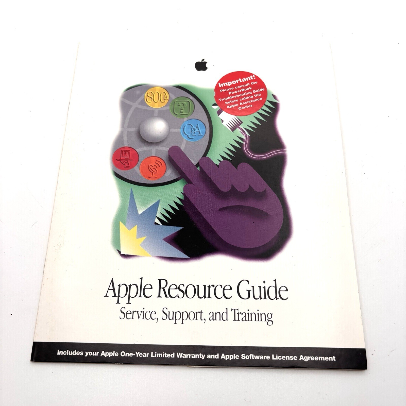 Apple Computer Customer Services Guide Registration Card 1994