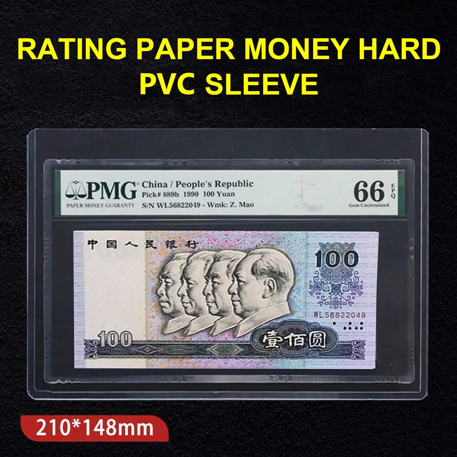20PCS Storage Box Case for PMG PCGS Graded Banknotes Currency Holder Paper Money