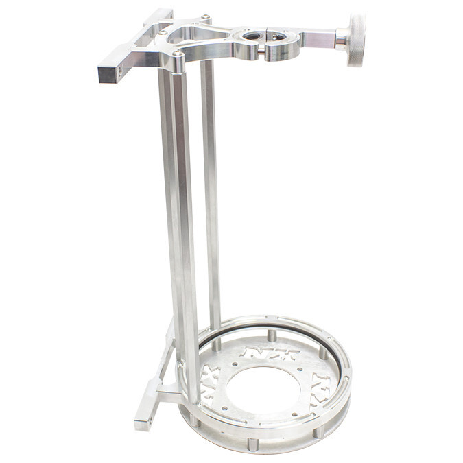 11108S-10 Nitrous Express StandUp Billet Nitrous Bottle Bracket- 10lb Flat Mount