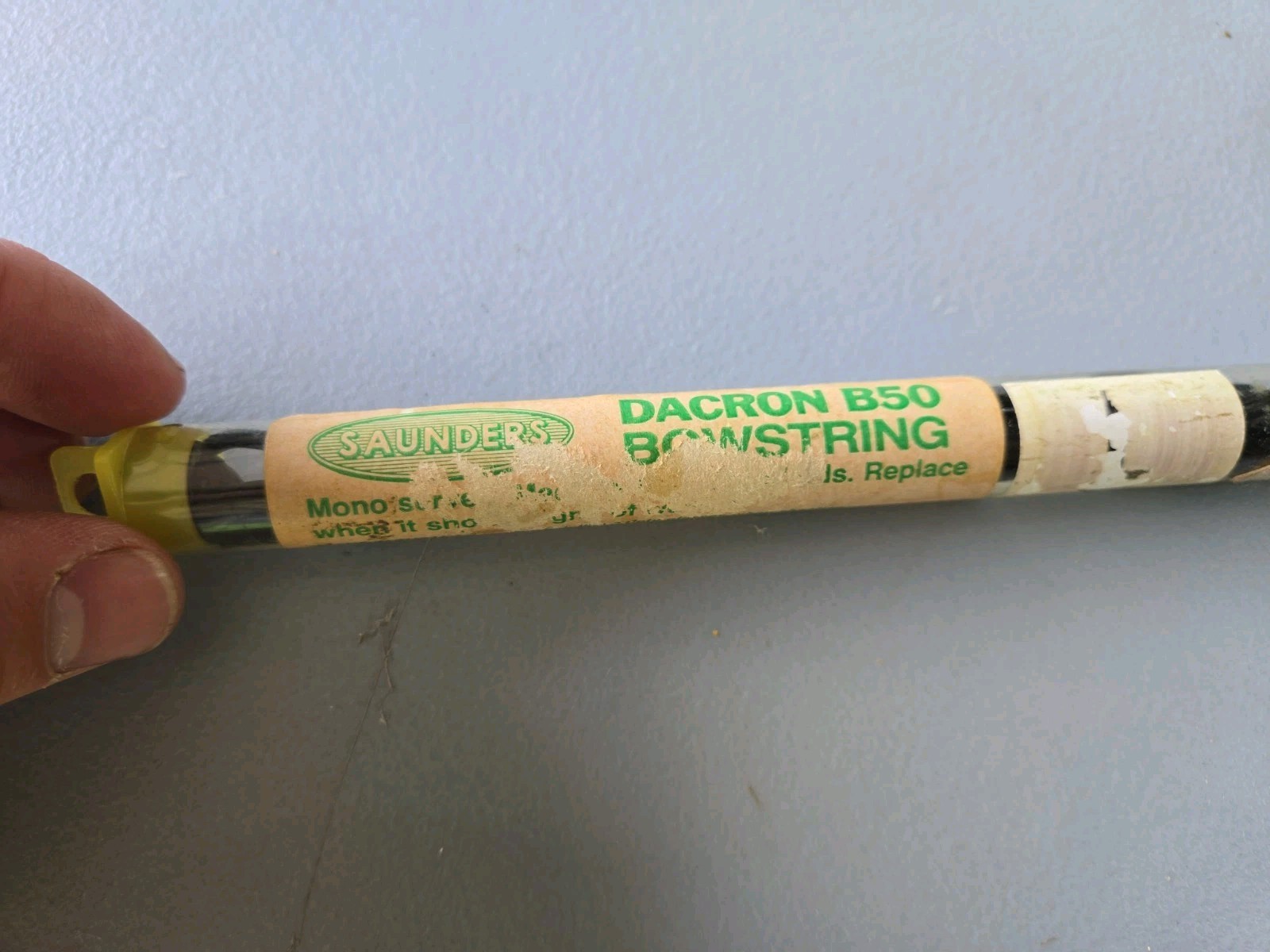 NEW SAUNDERS DACRON B50 BOWSTRING WEIGHT TO-75 LENGTH 41" 16 STRAND