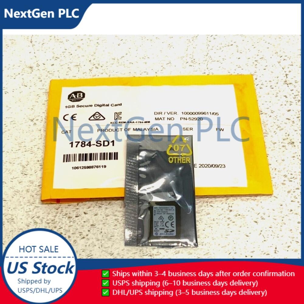 NEW AB 1784-SD1 Secure Digital Memory Card ControlLogix 1784SD1 US Free Tax