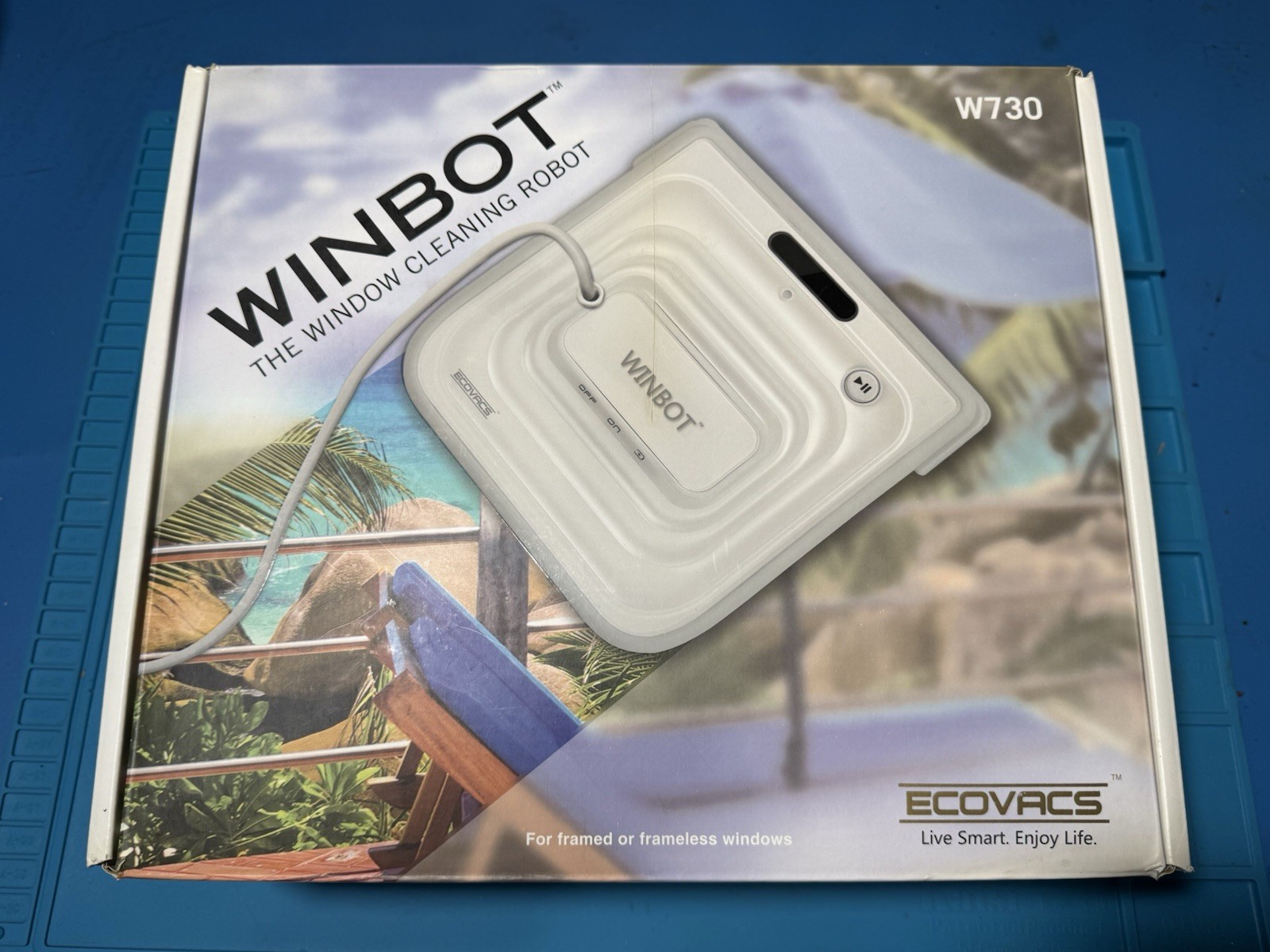 Ecovacs WINBOT W730 Window Cleaning Robot Framed Or Frameless Windows - Tested