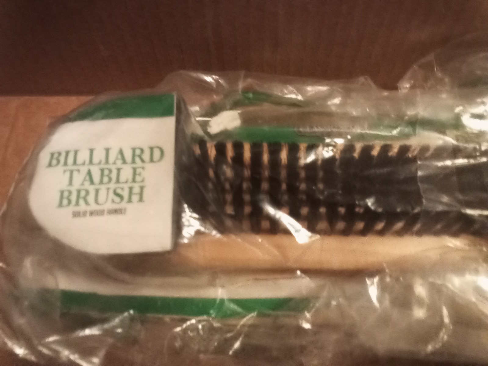 Authentic Classic Sport Billiard Table Solid Wood Handle Brush Brand New