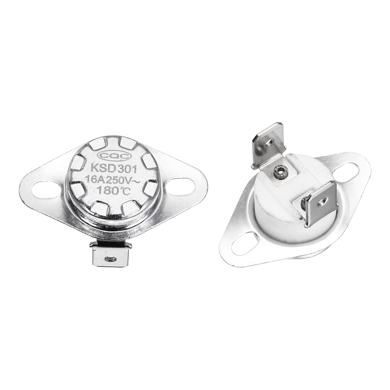 KSD301 Thermostat 180℃/356°F 16A  N.C Temperature Switch 2 Pcs