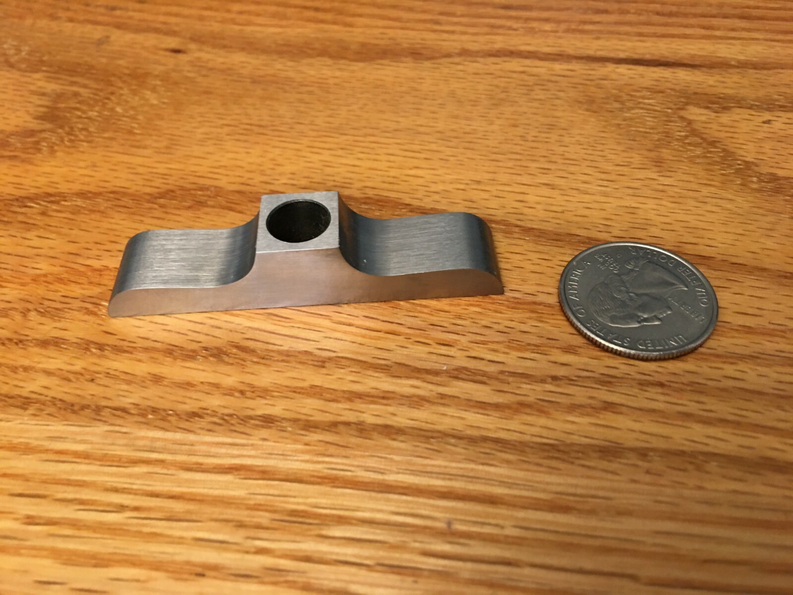2.5" Stainless Steel Depth Gauge base.