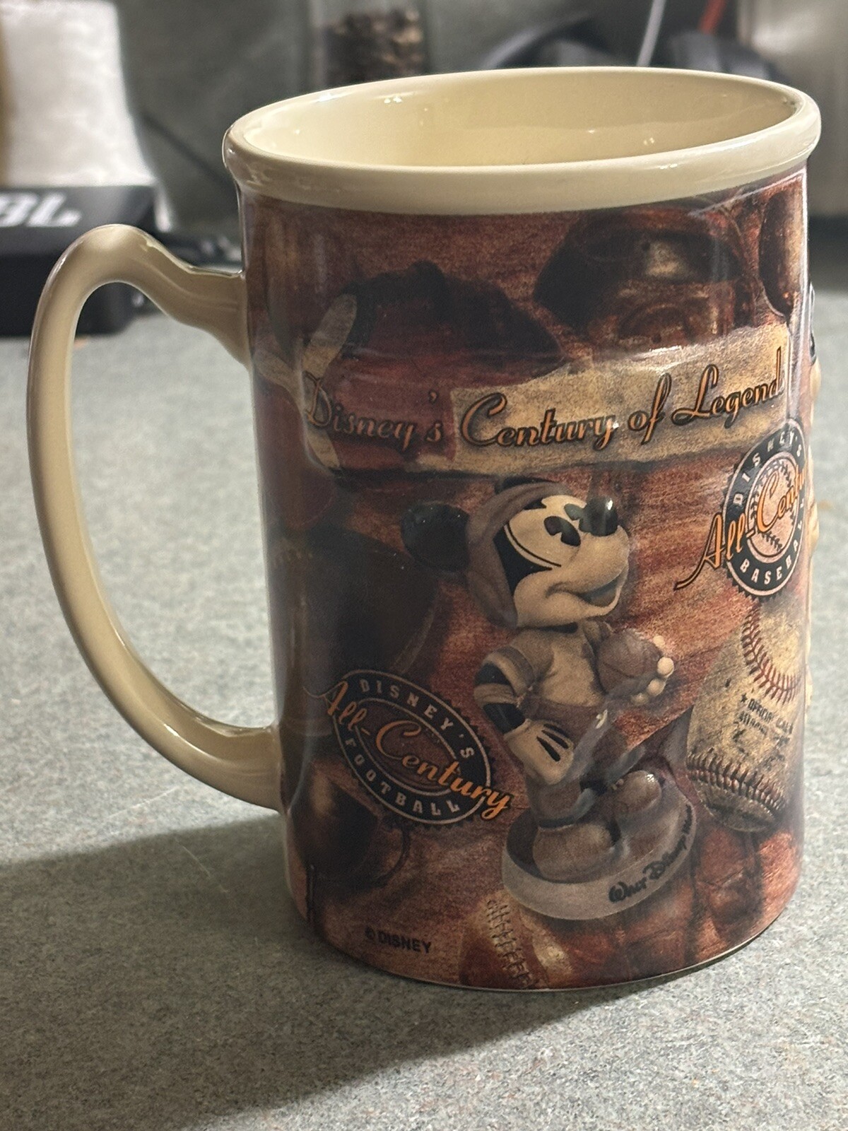 Walt Disney World Century Of Legends Mug Disney Parks Exclusive Mickey Mouse