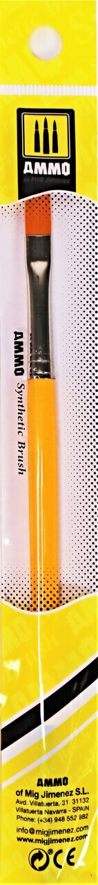 AMMO by MIG Brushes - 10 Synthetic Flat Brush