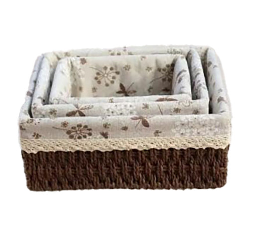 Delectable Garden Set of 3 Baskets for storage, organizing, beautiful home decor