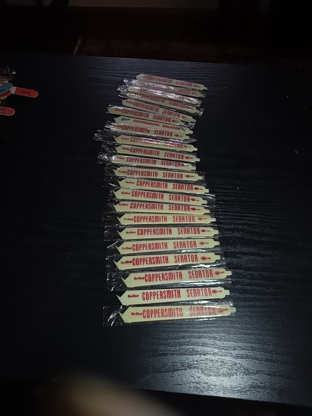 Lot Of 22 Wallace Louis Coppersmith Pennsylvania Senator Nail File Political