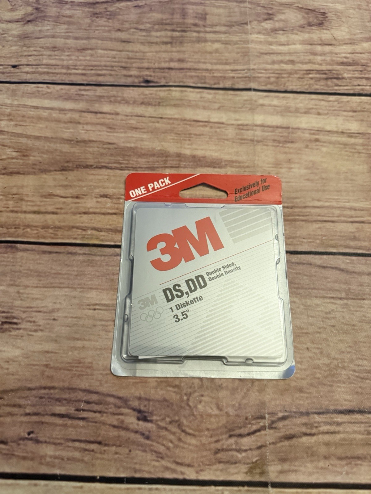 3M DS DD 3.5" Diskettes Formatted IBM Double Sided/Density Sealed Single Defect